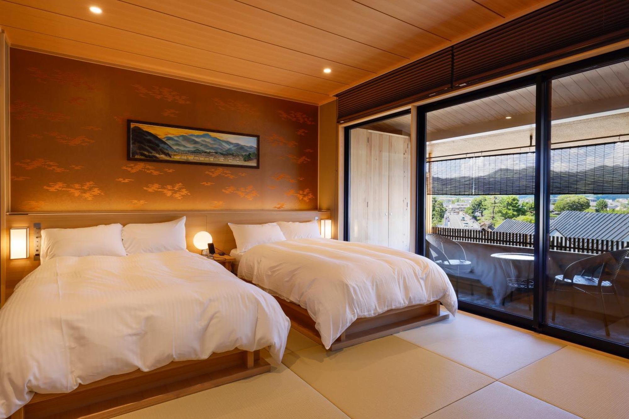 Kyoto Arashiyama Onsen Ryokan Togetsutei Екстер'єр фото