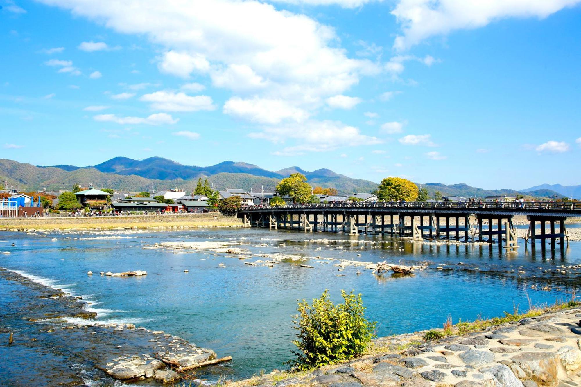 Kyoto Arashiyama Onsen Ryokan Togetsutei Екстер'єр фото